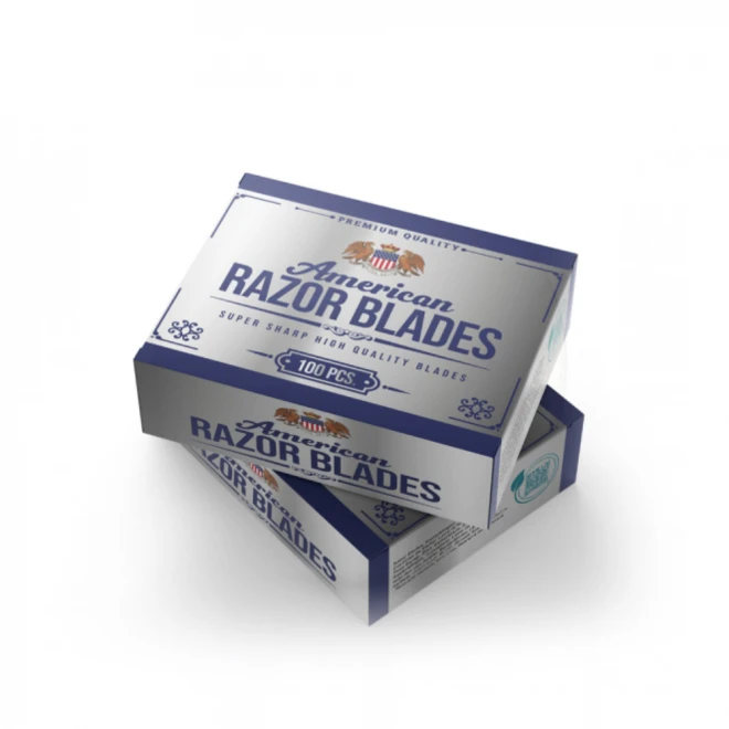 Леза для гоління American Razor Blades 100 шт. DE