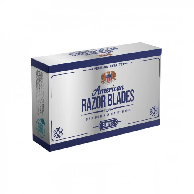 Леза для гоління American Razor Blades 200 шт. DE