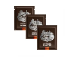 Шампунь для маскування волосся The Shave Factory Brown Hair Shampoo 10 x 25мл (коричнева)