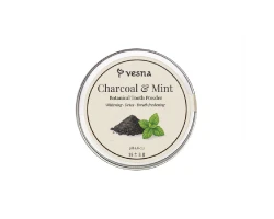 Отбеливающий зубной порошок Vesna Уголь и Мята 35 г