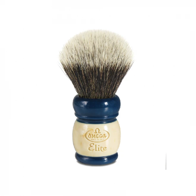 Помазок для гоління Omega Elite Fiber Shaving Brush Vintage Edition MB1920