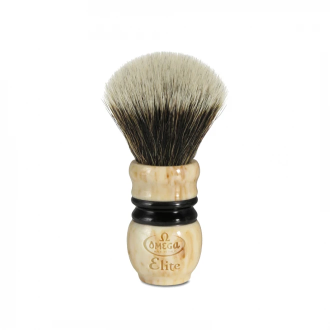 Помазок для гоління Omega Elite Fiber Shaving Brush Vintage Edition MB1921