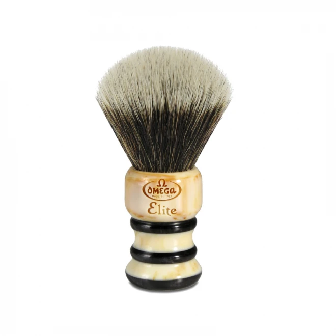 Помазок для гоління Omega Elite Fiber Shaving Brush Vintage Edition MB1922