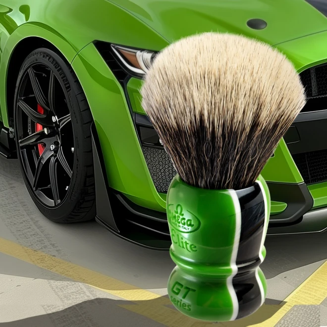 Помазок для гоління Omega Elite Fiber Shaving Brush – GT Series MB1918
