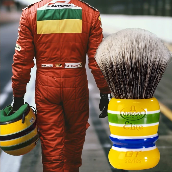 Помазок для гоління Omega Elite Fiber Shaving Brush – GT Series MB1938