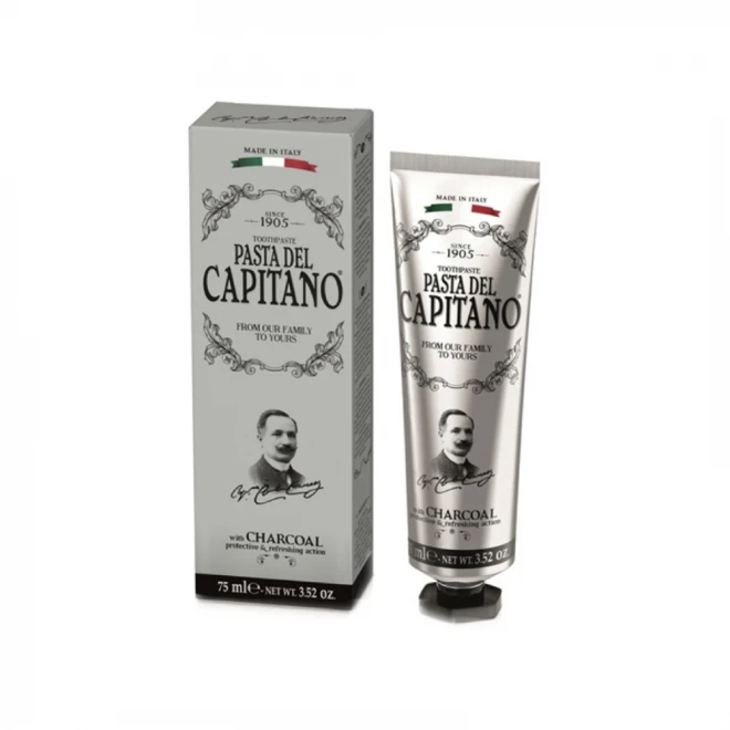 Зубна паста з вугіллям Pasta del Capitano 1905 Charcoal 75 мл