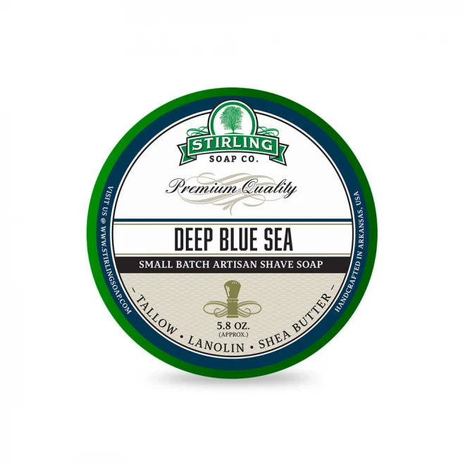 Мило для гоління Stirling Shaving Soap Deep Blue Sea 170 мл