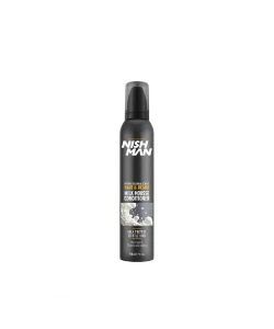 Пена-кондиционер для волос и бороды Nishman Milk Mousse Conditioner 200 мл