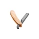 Бритва-Шаветт Dovo Shavette 201 071 Olive Wood – легка шаветка зі змінними лезами, анодований алюміній + ручка з оливкового дерева