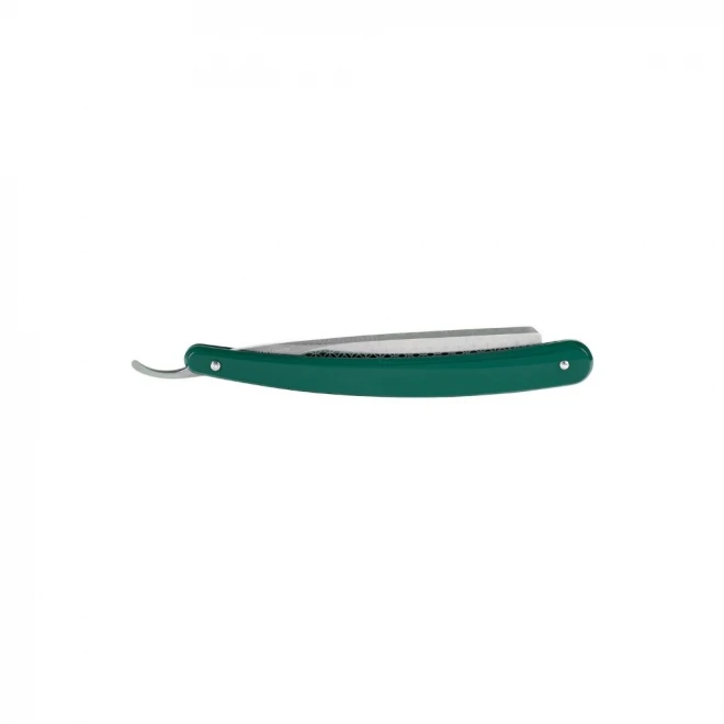 Бритва традиційна Dovo Runde Sache Green Carbon Steel 5/8” – класична небезпечна бритва з вуглецевої сталі та зеленою дерев'яною ручкою