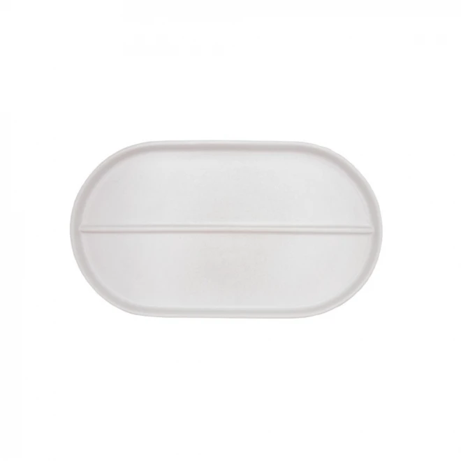 Набір для гоління Dovo Shave Ritual (Daylight), білий – керамічна чаша з кришкою + піднос + дерев’яна полиця | преміум-ритуал мокрого гоління