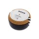 Мило для гоління DOVO Shaving Soap Deep Leather 115 г – щільна стабільна піна та ідеальне ковзання | аромат шкіри й сандалу, банка stoneware з корком