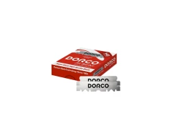 Леза для гоління Dorco HST300R Razor Blades Siingle Edge половинки 100 шт (червоні)