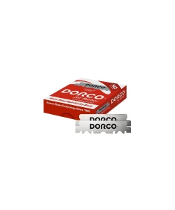 Леза для гоління Dorco HST300R Razor Blades Siingle Edge половинки 100 шт (червоні)