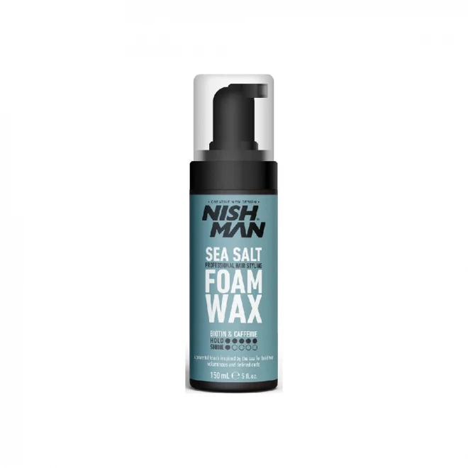 Піна-віск для стайлінгу з морською сіллю Nishman Foam Wax 150 мл