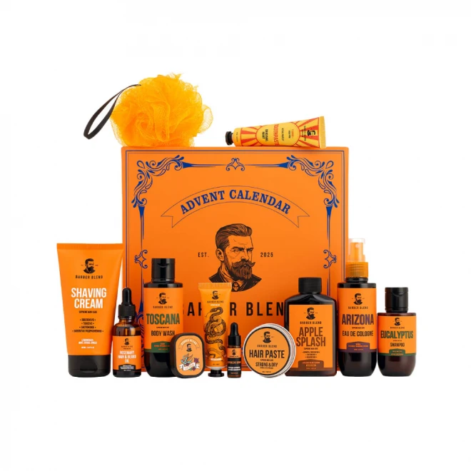 Адвент-календар Barber Blend — святковий набір для чоловічого догляду