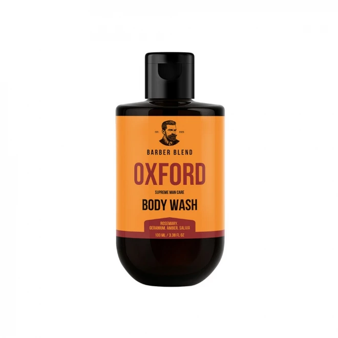 Парфумований гель для душу Barber Blend Oxford для чоловіків 100 мл – елегантне очищення в стилі класичної англійської вишуканості