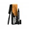 Олівець для бороди чорний + щітка Nishman Black Grooming 2 в 1