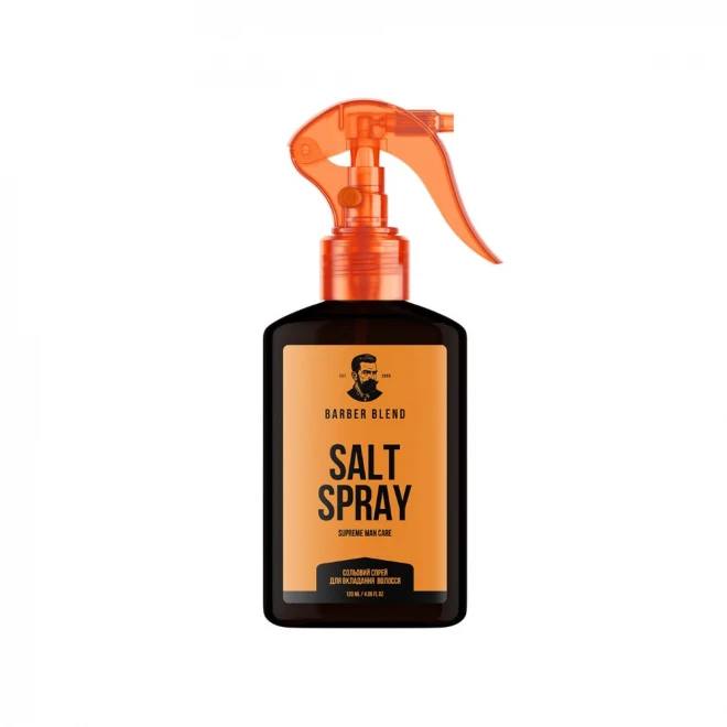 Сольовий спрей Barber Blend Salt Spray 120 мл – текстура, об’єм і ефект «пляжних» хвиль