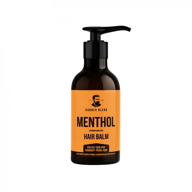 Бальзам для жирної шкіри голови і схильного до лупи волосся Barber Blend Menthol 300 мл