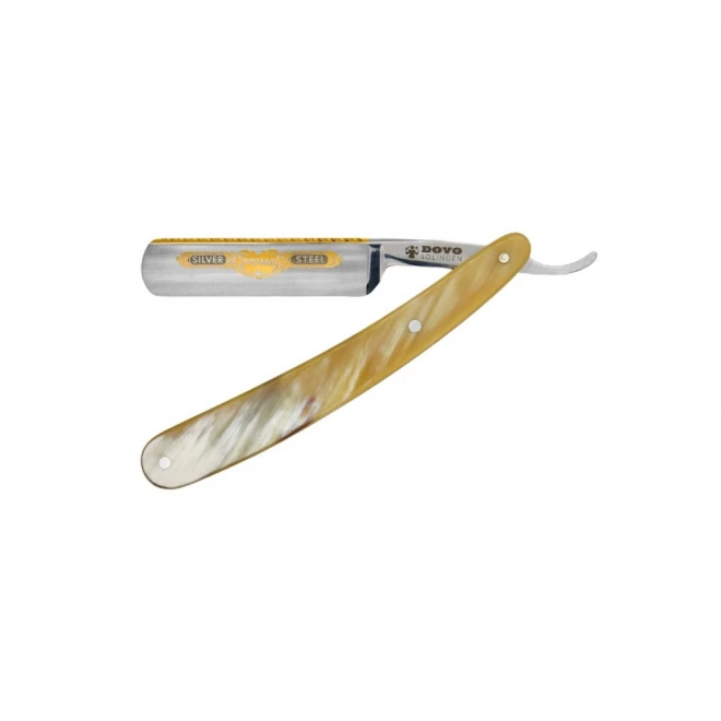 Бритва традиційна Dovo Prima Horn 45 850 Carbon Steel 5/8” – класична небезпечна бритва з вуглецевої сталі та ручкою з натурального рогу