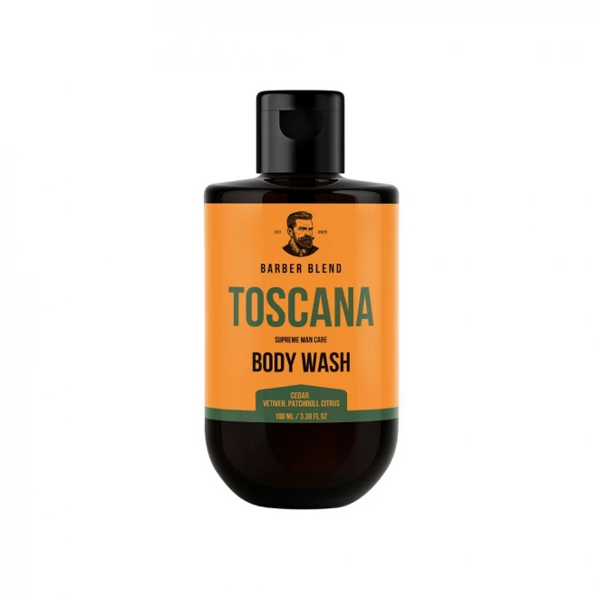 Парфумований гель для душу Barber Blend Toscana для чоловіків 100 мл – теплий італійський характер у щоденному душі