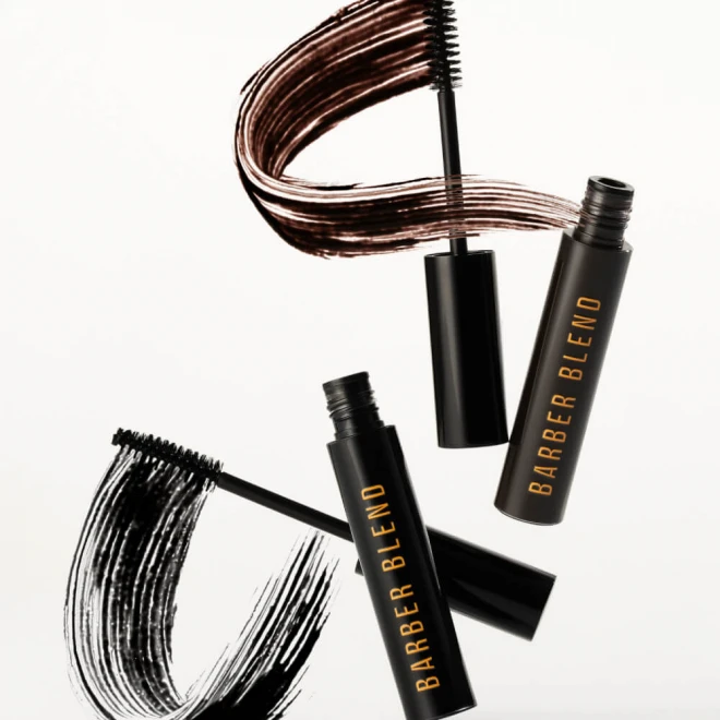 Туш для бороди та вус Barber Blend (01 Natural Black) 10 мл — природний чорний тон, швидке коригування та акуратний вигляд