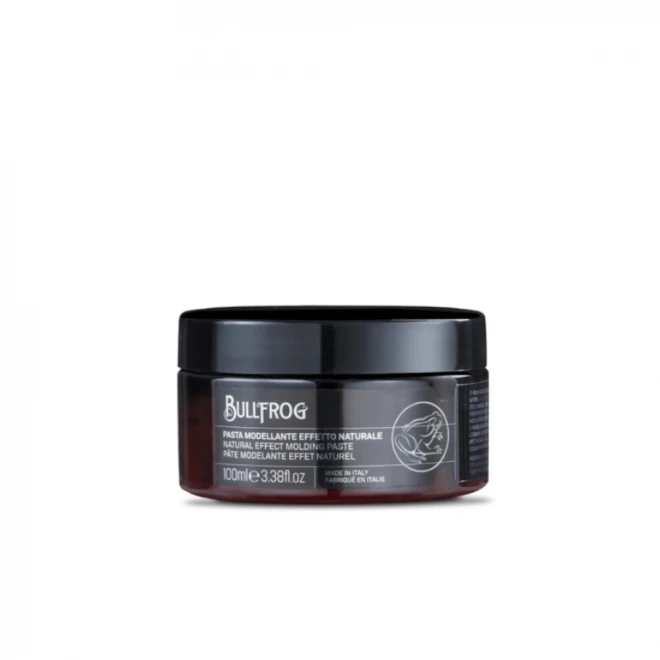 Матова паста для стилізації волосся Bullfrog Natural Effect Molding Paste 100 мл – кремова ремоделююча паста з натуральним ефектом