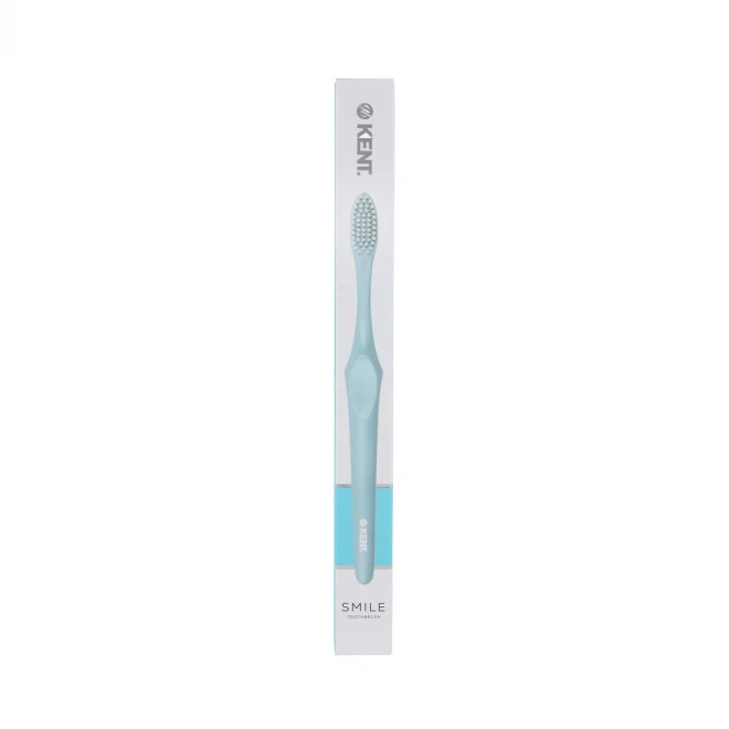 Зубна щітка Kent SMILE Super Soft (Blue) — делікатний догляд за яснами та антибактеріальний захист