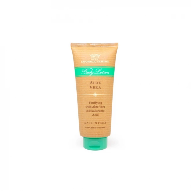Бальзам для тіла Saponificio Varesino Body Lotion Aloe Vera 400 мл – інтенсивне зволоження та живлення | Barbercompany