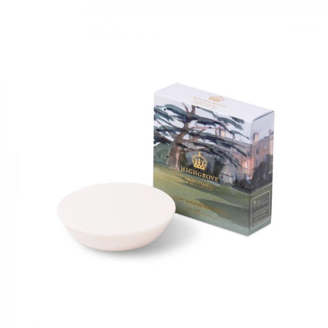 Змінний блок мила для гоління Truefitt & Hill Highgrove Luxury Shaving Soap Refill 100 г – екологічно та вигідно | Barbercompany