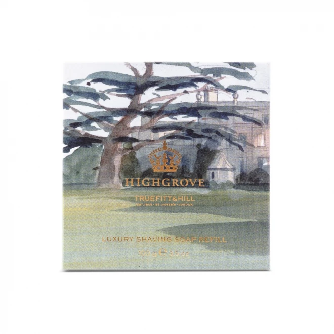 Змінний блок мила для гоління Truefitt & Hill Highgrove Luxury Shaving Soap Refill 100 г – екологічно та вигідно | Barbercompany