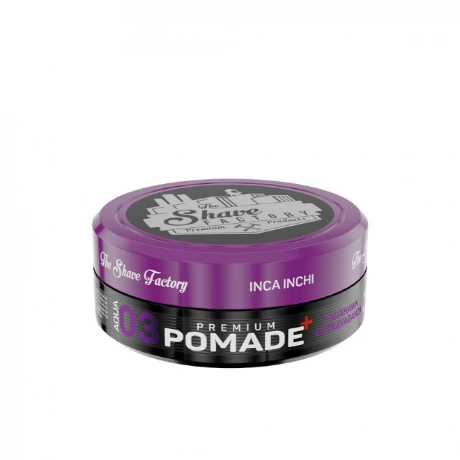 Помада для волосся The Shave Factory Premium Pomade 03 Inca Inchi — екстравагантний стайлінг Fauxhawk