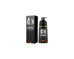 Шампунь-фарба для волосся та бороди The Shave Factory Hair & Beard Dye Shampoo (Black), 400 мл