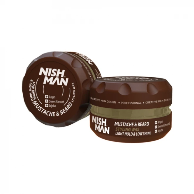 Бальзам для бороди Nishman Beard & Mustache Balm — стайлінг та глибоке живлення