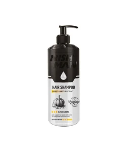 Шампунь для волосся Nishman Garlic & Nettle Shampoo (з екстрактом часнику та кропиви), 400 мл