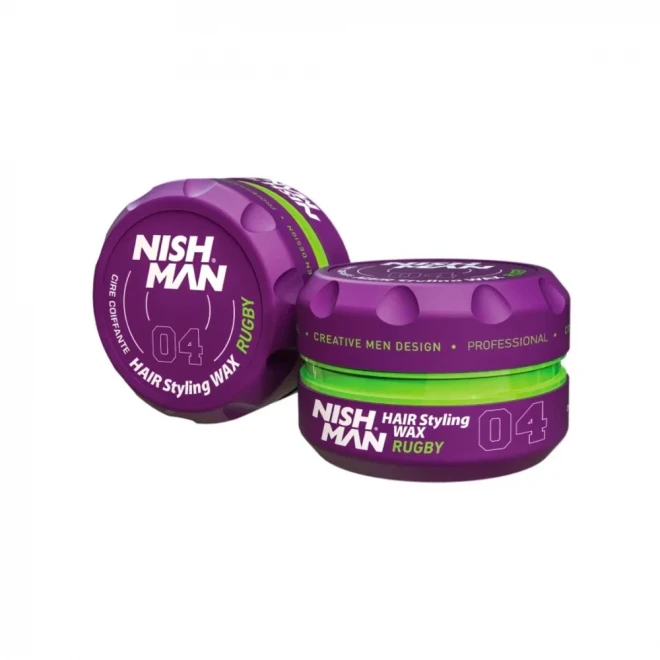 Помада для волосся Nishman No. 04 Rugby — сильна фіксація та енергійний аромат