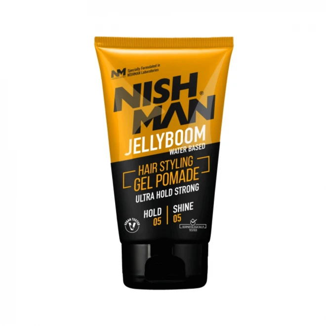 Гель-віск Nishman Gel Wax Jellyboom — екстремальна фіксація та дзеркальний блиск