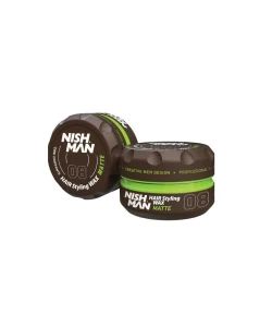 Матова помада для стилізації волосся Nishman Hair Styling Matte Wax No. 08, 30 мл
