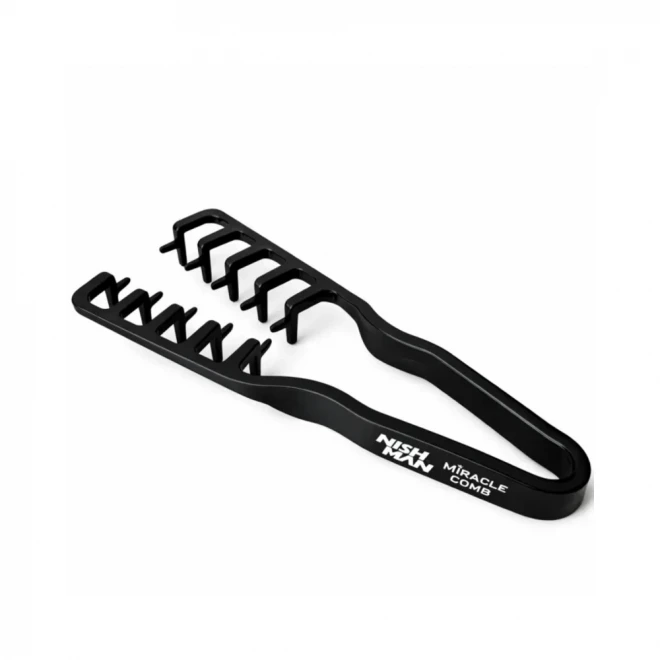 Гребінь-щипці Nishman Magic Comb Hair Clip (мод. 47) — професійний інструмент для створення об'єму