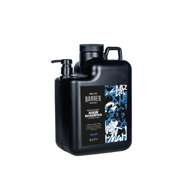 Професійний шампунь Marmara Barber Blue 5 л — глибоке очищення та свіжість для барбершопів