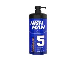 Гель для гоління Nishman Shaving Gel No.5 energizing 1500 мл