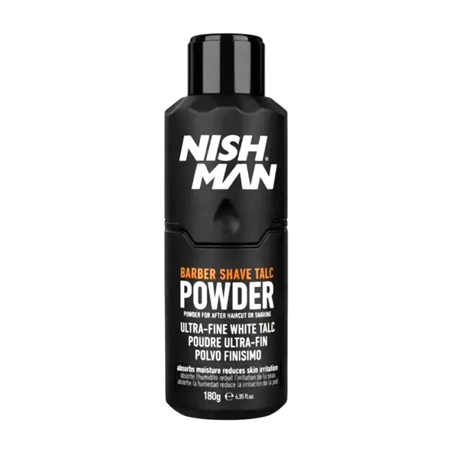 Тальк перукарський Nishman Barber Shave Talc Powder 180 г