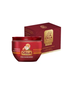 Мило-крем для гоління Cella Milano EPIC: Buongiorno al Sandalo, 300 мл