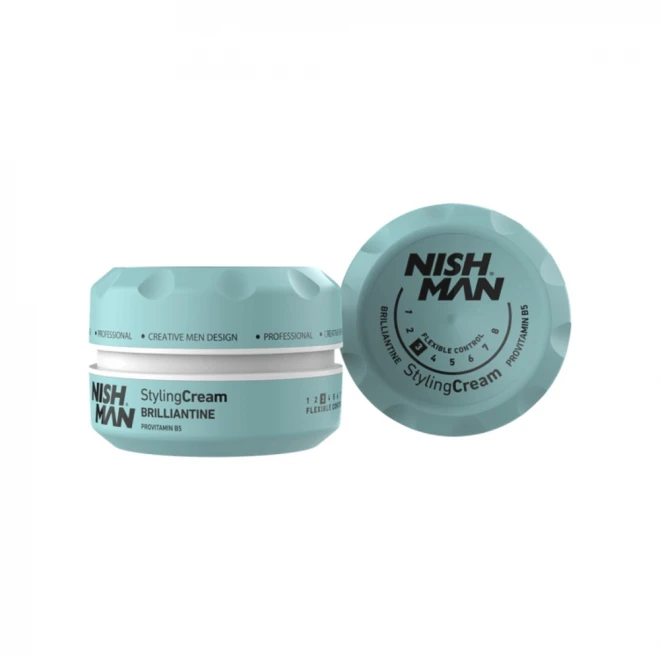 Крем-блиск для волосся Nishman Brilliantine — ідеальне сяйво та легка фіксація зачіски