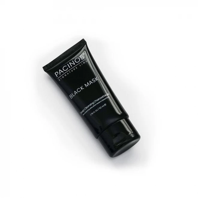 Чорна маска-плівка Pacinos Deep Cleansing Charcoal Black Mask — глибоке очищення пір