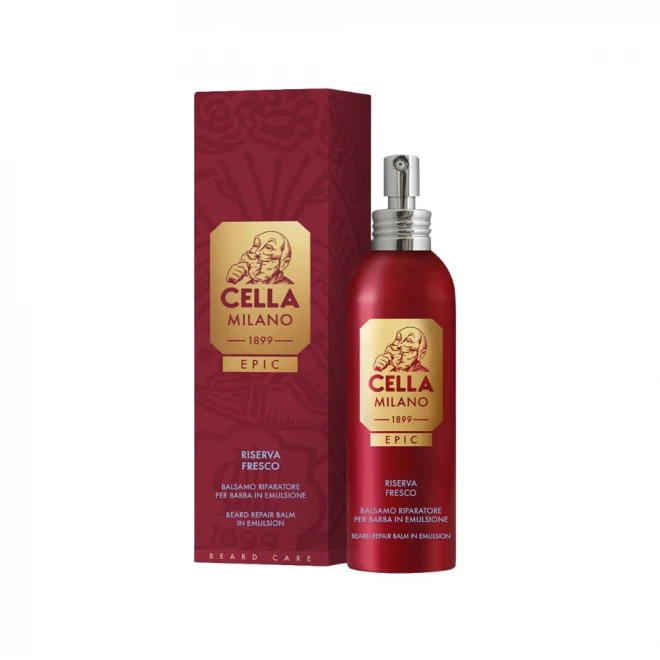 Бальзам-емульсія для бороди Cella Milano EPIC Riserva Fresco 100 мл — свіжість та контроль свербежу