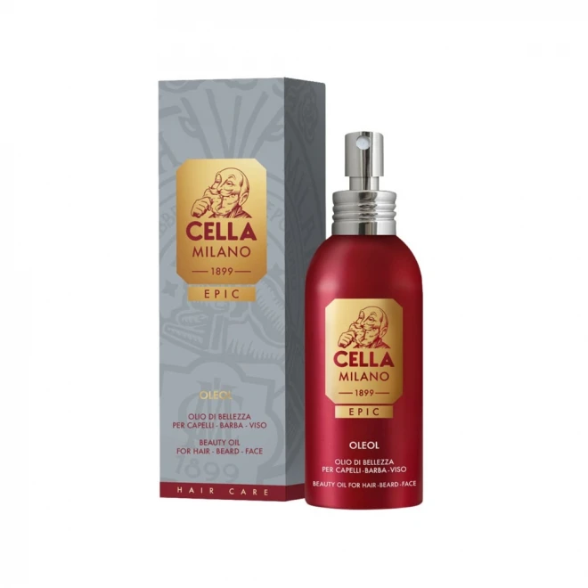 Універсальна олія Cella Milano EPIC Oleol 50 мл — преміальний догляд 3-в-1 для чоловіків