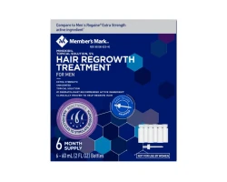Міноксидил 5% для чоловіків Member's Mark Minoxidil Topical Solution (лосьйон проти випадіння волосся), 6x60 мл
