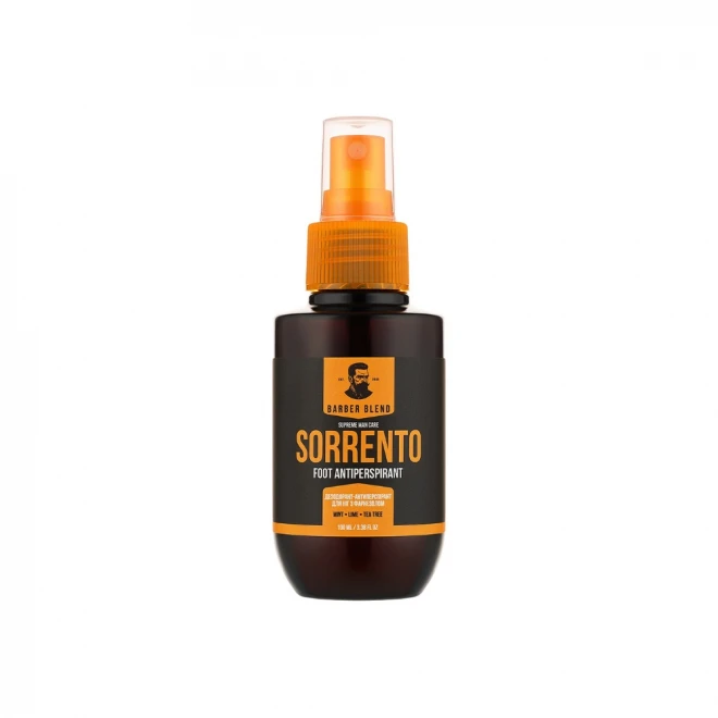 Дезодорант-антиперспірант для ніг Barber Blend Sorrento — свіжість та захист з фарнезолом